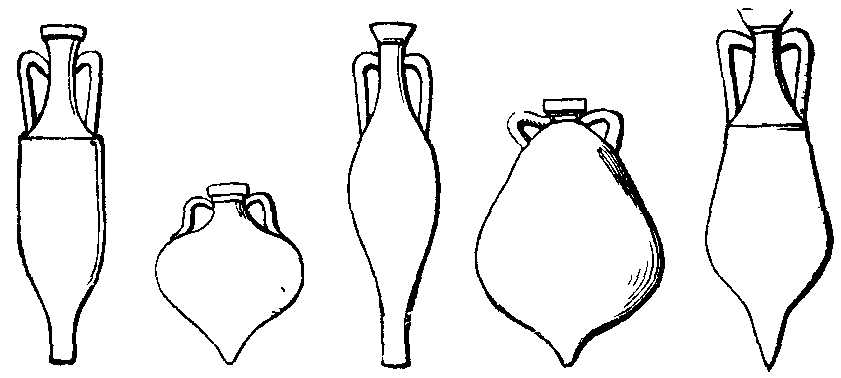 Illustration: GREEK AMPHORA�WINE VESSELS.